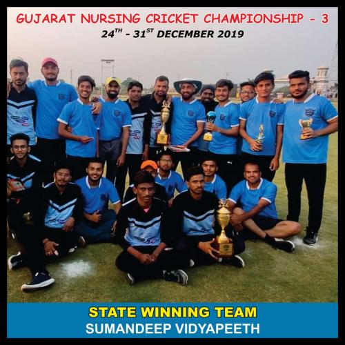 Gujarat Nurssing Cricket Championship-3 Winning Team 2020